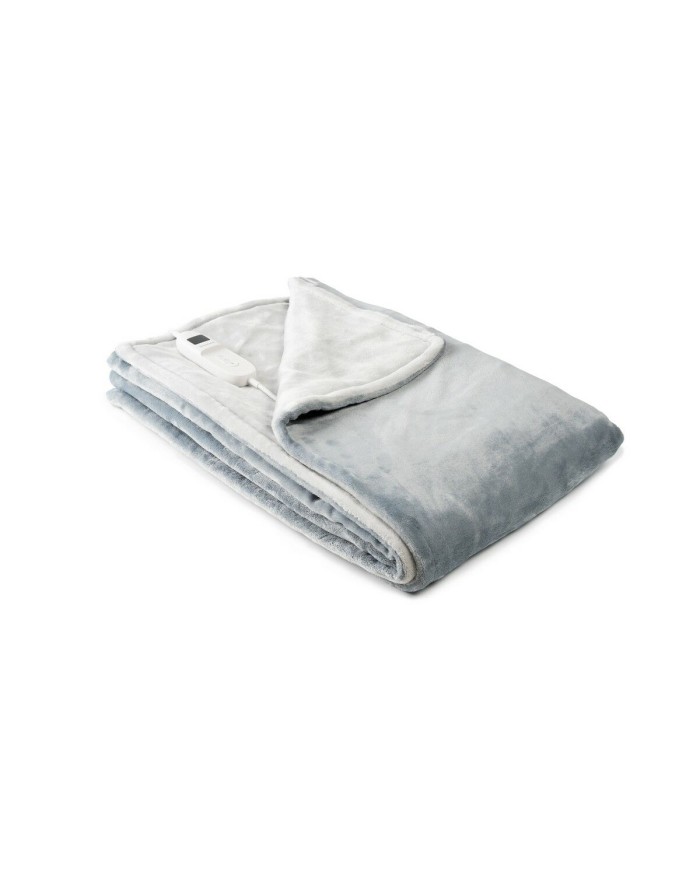 Coperta Elettrica Elakef InnovaGoods Grigio 120 x 160 cm 160 W Coperta Elettrica Elakef InnovaGoods Grigio 120 x 160 cm 160 W