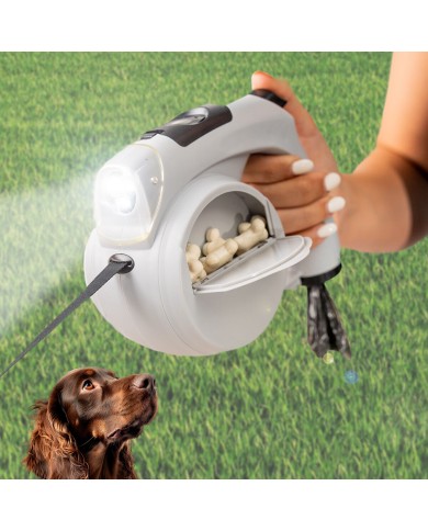 Guinzaglio Retrattile per Cani 6 in 1 Leashic InnovaGoods
