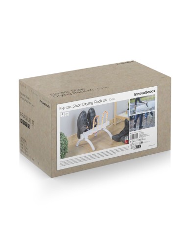 Stendino Elettrico per Scarpe Droe InnovaGoods 40 W 2 paia Stendino Elettrico per Scarpe Droe InnovaGoods 40 W 2 paia