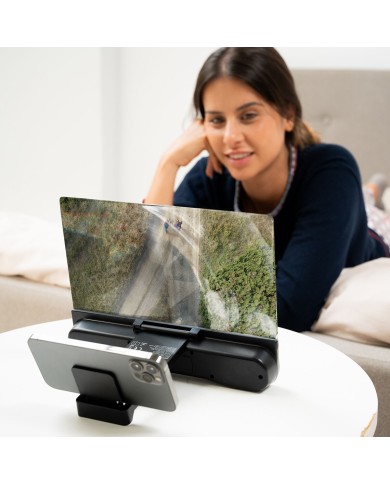 Schermo Amplificatore per Cellulari con Altoparlante Ricaricabile Screenier InnovaGoods Schermo Amplificatore per Cellulari con Altoparlante Ricaricabile Screenier InnovaGoods