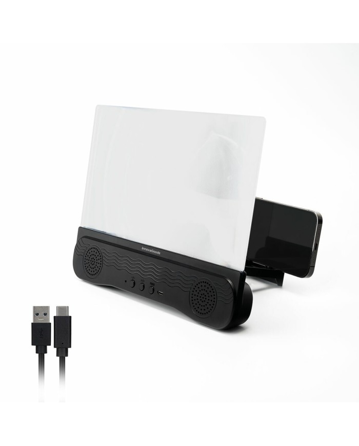 Schermo Amplificatore per Cellulari con Altoparlante Ricaricabile Screenier InnovaGoods Schermo Amplificatore per Cellulari con Altoparlante Ricaricabile Screenier InnovaGoods