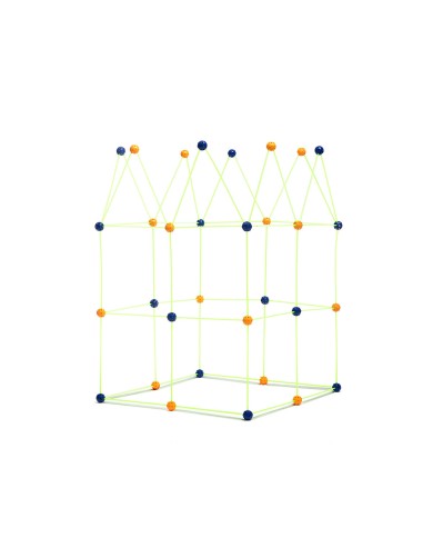 Kit di Costruzione di Fortini per Bambini Archikitt InnovaGoods 85 Pezzi Kit di Costruzione di Fortini per Bambini Archikitt InnovaGoods 85 Pezzi
