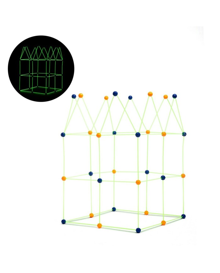 Kit di Costruzione di Fortini per Bambini Archikitt InnovaGoods 85 Pezzi