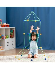 Kit di Costruzione di Fortini per Bambini Archikitt InnovaGoods 85 Pezzi