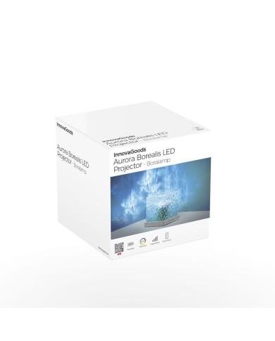 Proiettore LED Ricaricabile di Aurore Boreali Boralamp InnovaGoods Proiettore LED Ricaricabile di Aurore Boreali Boralamp InnovaGoods
