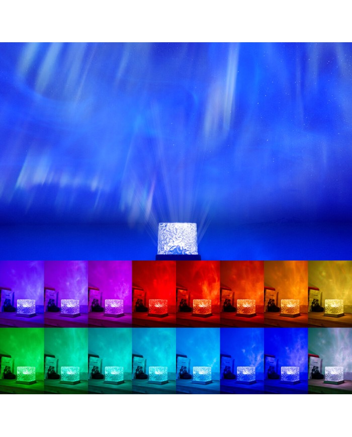 Proiettore LED Ricaricabile di Aurore Boreali Boralamp InnovaGoods Proiettore LED Ricaricabile di Aurore Boreali Boralamp InnovaGoods