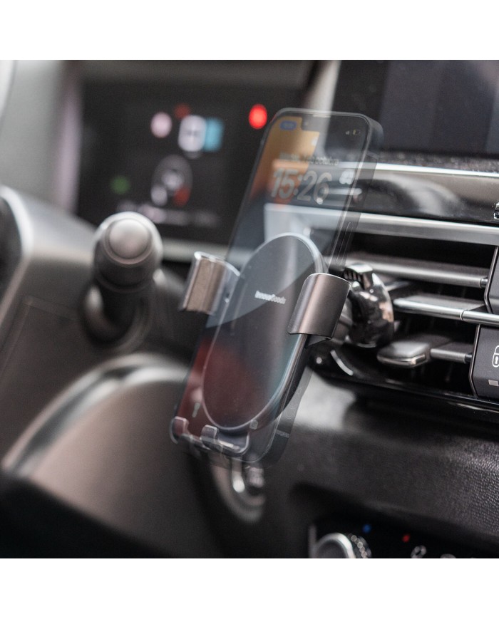 Supporto Caricabatterie Rapido Wireless per Auto Chakar InnovaGoods Supporto Caricabatterie Rapido Wireless per Auto Chakar InnovaGoods