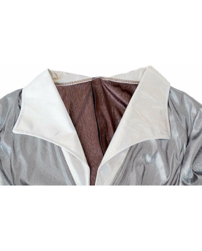 Costume per Adulti Th3 Party  Argentato (2 Pezzi) (Ricondizionati A) Costume per Adulti Th3 Party  Argentato (2 Pezzi) (Ricondizionati A)