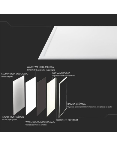 Pannello LED V-Tac SKU2160246 40 W (Ricondizionati C) Pannello LED V-Tac SKU2160246 40 W (Ricondizionati C)