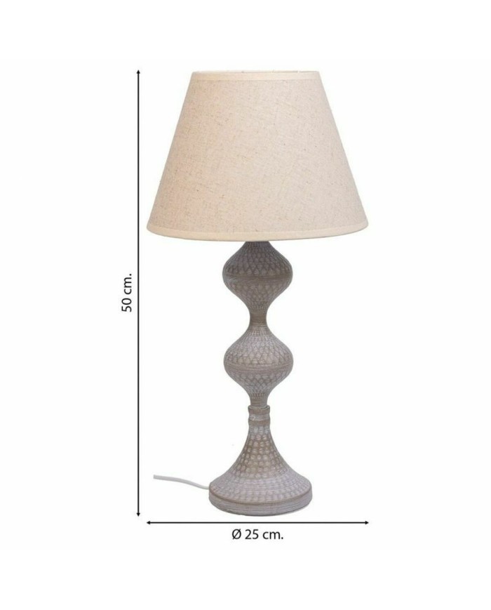 Lampada da tavolo Alexandra House Living Grigio Ferro (Ricondizionati A)