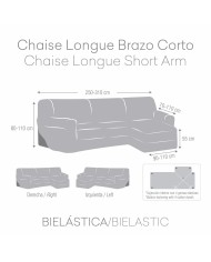 Rivestimento per chaise longue a braccio corto sinistra Eysa (Ricondizionati B)