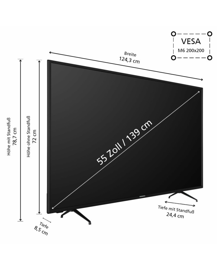 Smart TV Daewoo 32DE14HL HD 32" LED (Ricondizionati A) Smart TV Daewoo 32DE14HL HD 32" LED (Ricondizionati A)