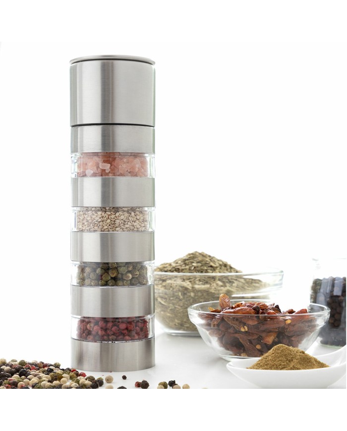 Macina Spezie 4 in 1 InnovaGoods Millmix (1 Unità) (Ricondizionati A)