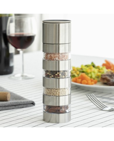 Macina Spezie 4 in 1 InnovaGoods Millmix (1 Unità) (Ricondizionati A)