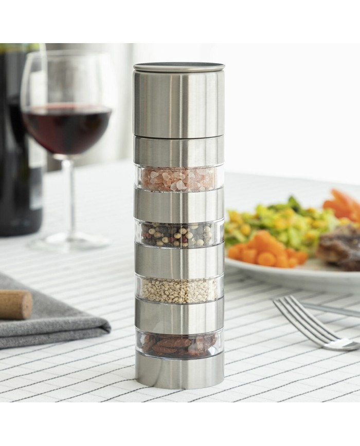 Macina Spezie 4 in 1 InnovaGoods Millmix (1 Unità) (Ricondizionati A)