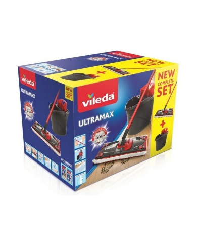 Mocio con Secchio a Doppia Azione Vileda Nero (Ricondizionati B) Mocio con Secchio a Doppia Azione Vileda Nero (Ricondizionati B)