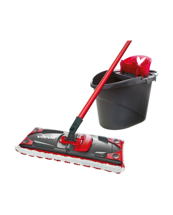 Mocio con Secchio a Doppia Azione Vileda Nero (Ricondizionati B)