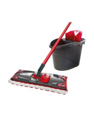 Mocio con Secchio a Doppia Azione Vileda Nero (Ricondizionati B)