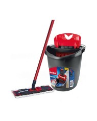 Mocio con Secchio a Doppia Azione Vileda Nero (Ricondizionati B)