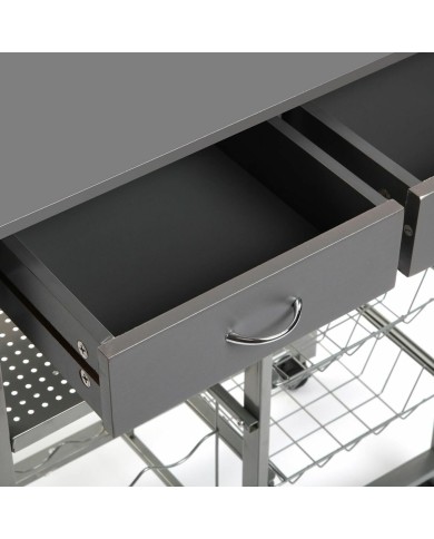 Carrello per Verdure Versa Grigio Metallo (Ricondizionati B)