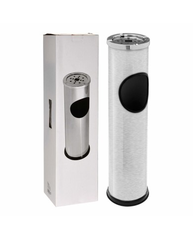 Cestino da Spazzatura con Posacenere Excellent Houseware Acciaio inossidabile (Ricondizionati B)