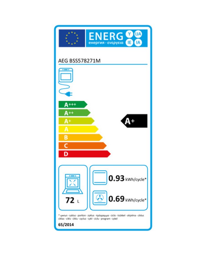 Forno Pirolitico AEG BSS578271M (Ricondizionati C)