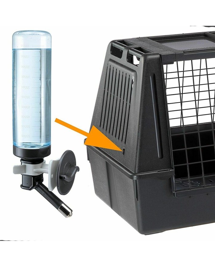 Trasportino Ferplast Atlas Car 100 Scenic Nero Plastica (Ricondizionati A) Trasportino Ferplast Atlas Car 100 Scenic Nero Plastica (Ricondizionati A)