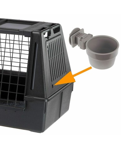 Trasportino Ferplast Atlas Car 100 Scenic Nero Plastica (Ricondizionati A) Trasportino Ferplast Atlas Car 100 Scenic Nero Plastica (Ricondizionati A)