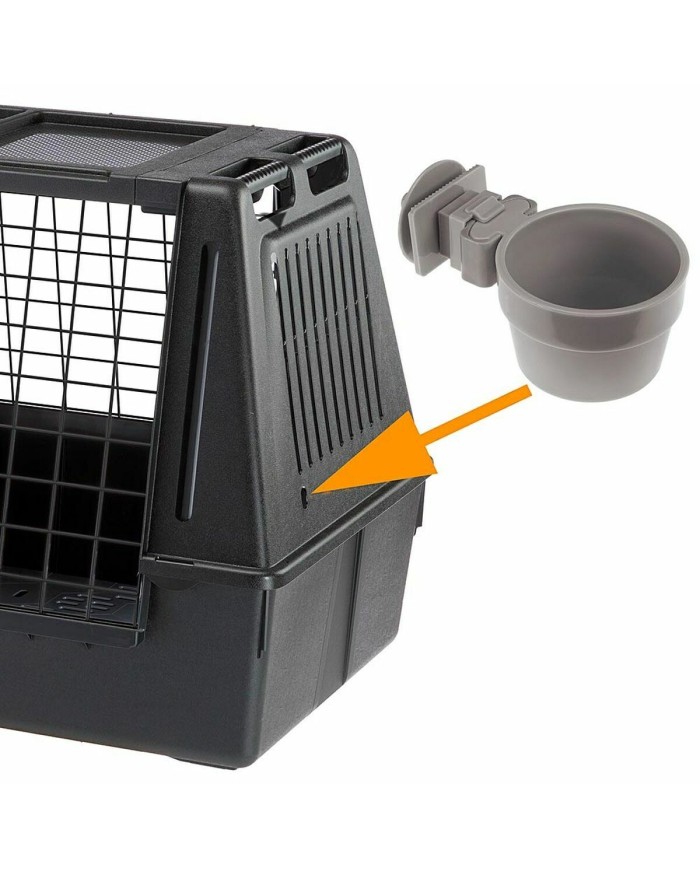 Trasportino Ferplast Atlas Car 100 Scenic Nero Plastica (Ricondizionati A) Trasportino Ferplast Atlas Car 100 Scenic Nero Plastica (Ricondizionati A)