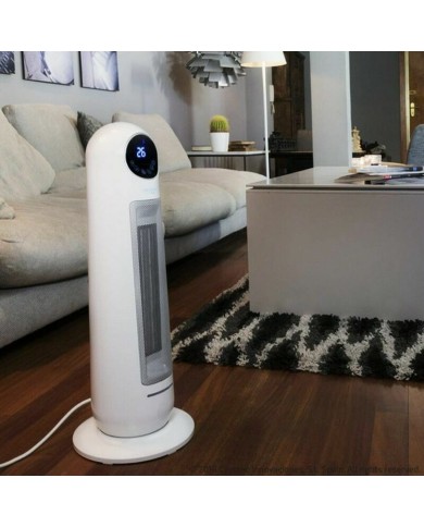 Riscaldamento Ceramico Elettrico Cecotec Ready Warm 10100 Smart Ceramic Bianco 2200 W (Ricondizionati C) Riscaldamento Ceramico Elettrico Cecotec Ready Warm 10100 Smart Ceramic Bianco 2200 W (Ricondizionati C)