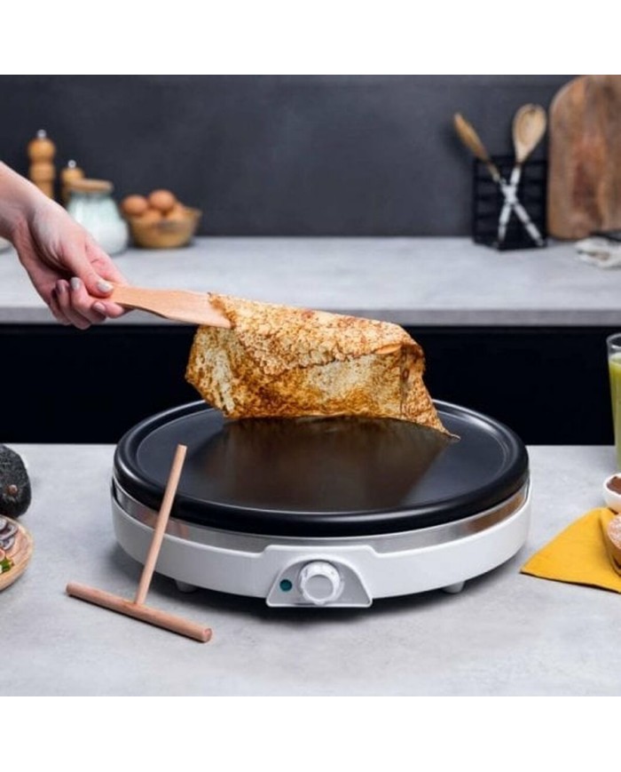 Piastra per Crepe Cecotec Crepestone Xl Inox Bianco (Ricondizionati A)