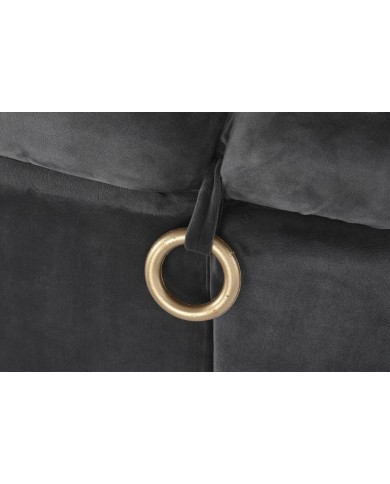 Panca DKD Home Decor Grigio Metallo (Ricondizionati A)