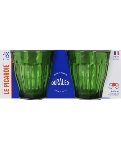 Set di Bicchieri Duralex EK SP Verde 250 ml (Ricondizionati A) Set di Bicchieri Duralex EK SP Verde 250 ml (Ricondizionati A)