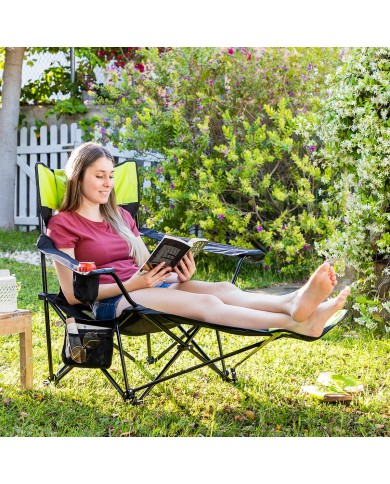Sedia a Sdraio Pieghevole da Campeggio InnovaGoods (Ricondizionati A) Sedia a Sdraio Pieghevole da Campeggio InnovaGoods (Ricondizionati A)