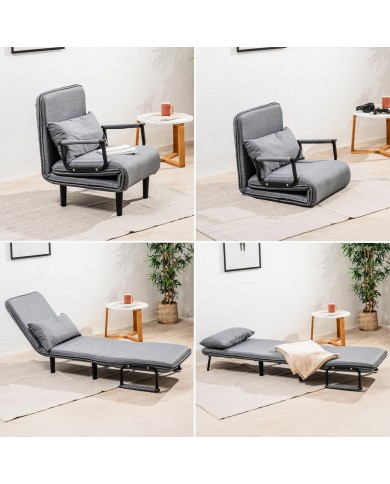 Poltrona Letto 1 Piazza Trasformabile 4 in 1 InnovaGoods (Ricondizionati B) Poltrona Letto 1 Piazza Trasformabile 4 in 1 InnovaGoods (Ricondizionati B)