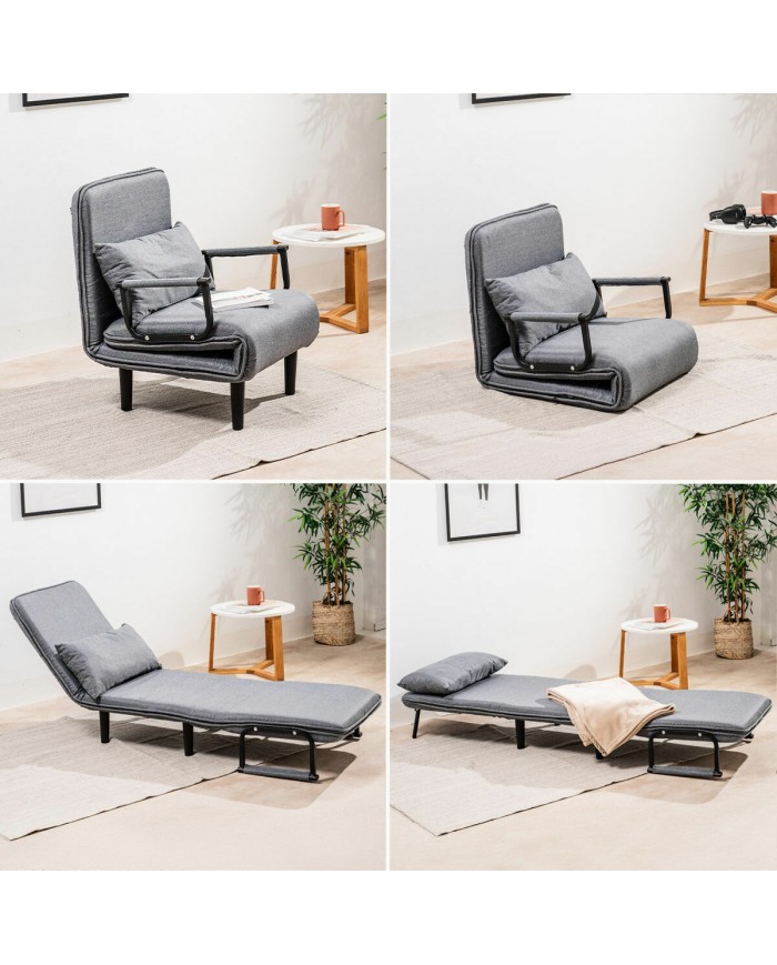 Poltrona Letto 1 Piazza Trasformabile 4 in 1 InnovaGoods (Ricondizionati B)