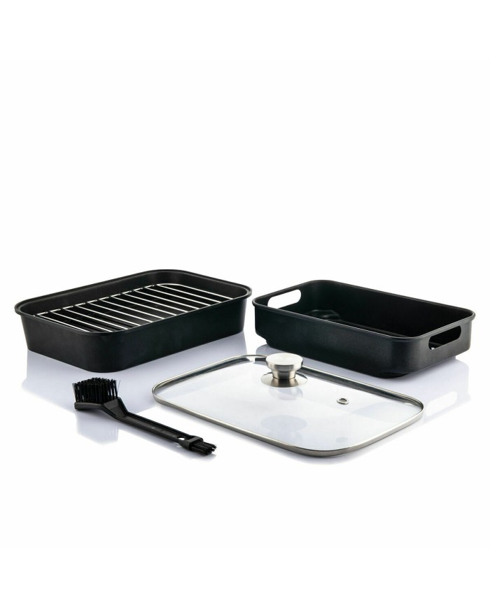 Friggitrice ad Aria con Grill, Accessori e Ricettario InnovaGoods 3400 W Nero 6 L (Ricondizionati A)