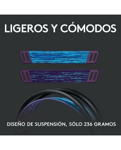 Auricolare con Microfono Gaming Logitech G535 Nero (Ricondizionati A)