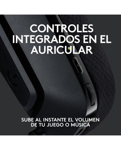 Auricolare con Microfono Gaming Logitech G535 Nero (Ricondizionati A)