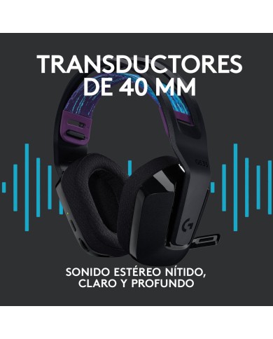 Auricolare con Microfono Gaming Logitech G535 Nero (Ricondizionati A)