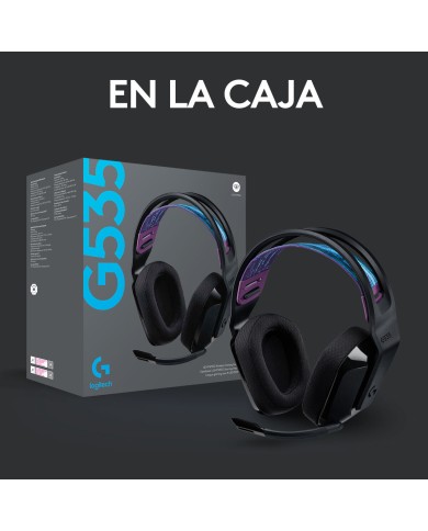 Auricolare con Microfono Gaming Logitech G535 Nero (Ricondizionati A)