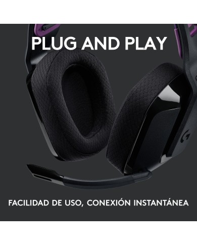 Auricolare con Microfono Gaming Logitech G535 Nero (Ricondizionati A)
