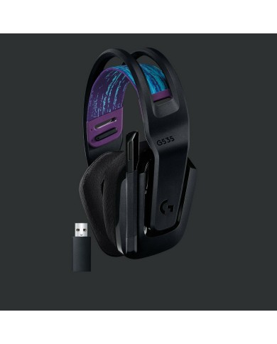 Auricolare con Microfono Gaming Logitech G535 Nero (Ricondizionati A)