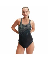 Costume da Bagno Bambina Speedo Digital Printed Medalist Nero (Ricondizionati A) Costume da Bagno Bambina Speedo Digital Printed Medalist Nero (Ricondizionati A)