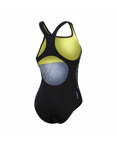 Costume da Bagno Bambina Speedo Digital Printed Medalist Nero (Ricondizionati A)