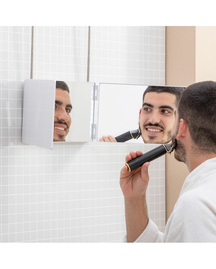 Specchio da Bagno con Luce LED e Visione a 360º InnovaGoods (Ricondizionati C) Specchio da Bagno con Luce LED e Visione a 360º InnovaGoods (Ricondizionati C)