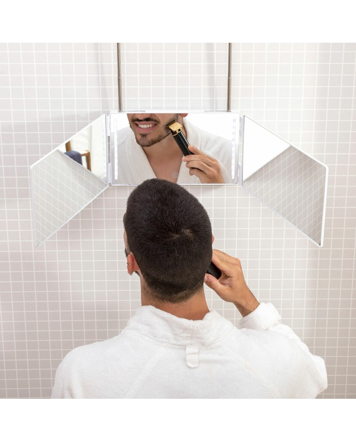 Specchio da Bagno con Luce LED e Visione a 360º InnovaGoods (Ricondizionati C) Specchio da Bagno con Luce LED e Visione a 360º InnovaGoods (Ricondizionati C)