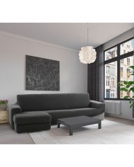 Rivestimento per chaise longue a braccio corto sinistra Sofaskins Grigio scuro (Ricondizionati A)