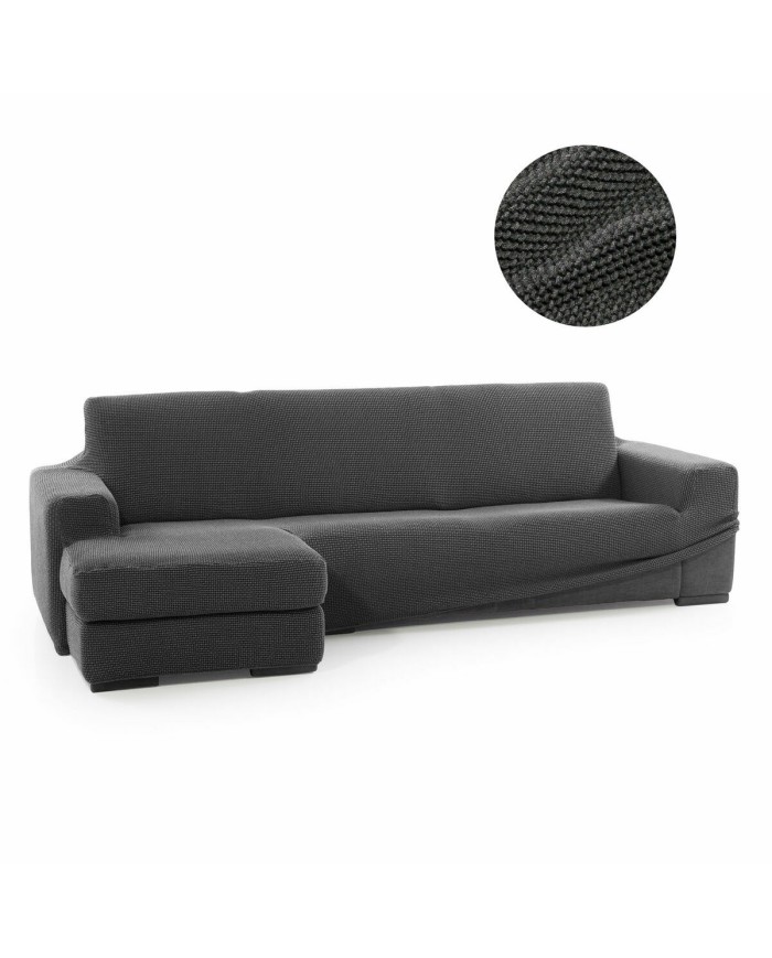 Rivestimento per chaise longue a braccio corto sinistra Sofaskins Grigio scuro (Ricondizionati A)