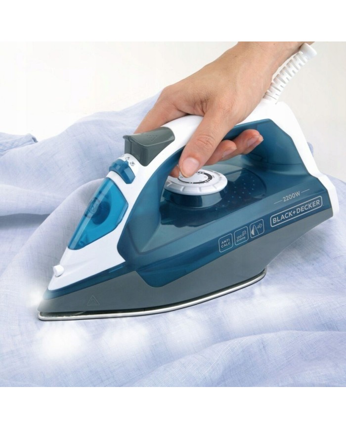 Ferro da Stiro a Vapore Black & Decker 2200 W (Ricondizionati A) Ferro da Stiro a Vapore Black & Decker 2200 W (Ricondizionati A)